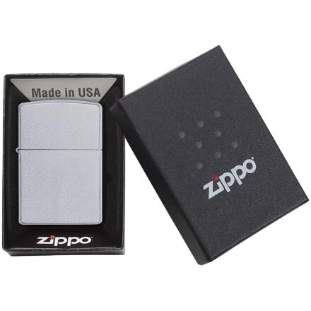 Зажигалка Zippo Classic Satin, серебристая Зажигалка Zippo Classic Satin, серебристая