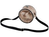 Фляга 507 (белая кожа, 1л круглая) Фляга 507 (белая кожа, 1л круглая)