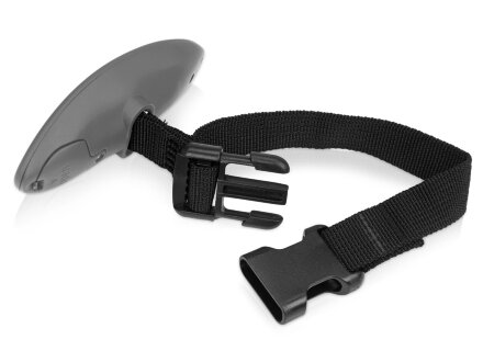 Багажные весы с покрытием soft touch Gravity, серый Багажные весы с покрытием soft touch Gravity, серый