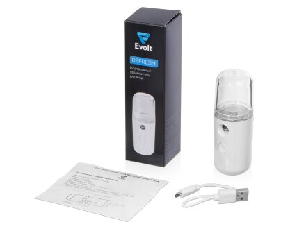 Портативный увлажнитель для лица Refresh, белый Портативный увлажнитель для лица Refresh, белый