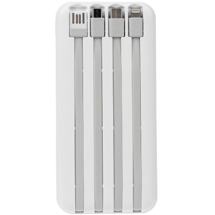 Внешний аккумулятор Omni Qi 10000 мАч, белый Внешний аккумулятор Omni Qi 10000 мАч, белый