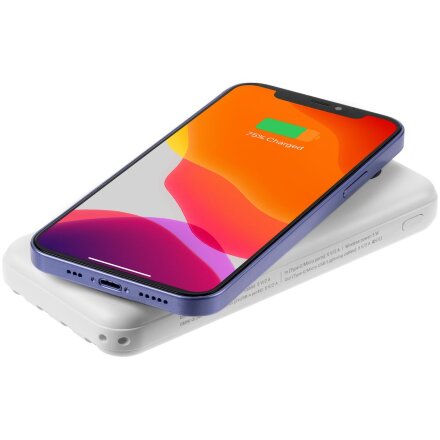 Внешний аккумулятор Omni Qi 10000 мАч, белый Внешний аккумулятор Omni Qi 10000 мАч, белый