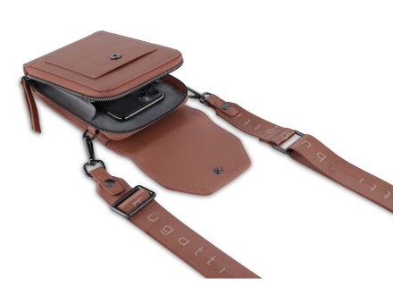 Сумка наплечная BUGATTI Almata, абрикосовая, полиуретан, 11х4х19 см Сумка наплечная BUGATTI Almata, абрикосовая, полиуретан, 11х4х19 см