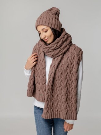 Шапка Loren, коричневая Шапка Loren, коричневая