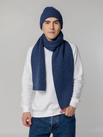 Шарф Tommi, синий меланж Шарф Tommi, синий меланж