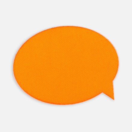 Наклейка тканевая Lunga Bubble, M, оранжевый неон Наклейка тканевая Lunga Bubble, M, оранжевый неон