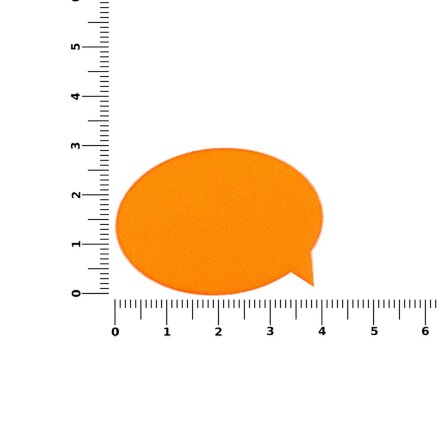 Наклейка тканевая Lunga Bubble, M, оранжевый неон Наклейка тканевая Lunga Bubble, M, оранжевый неон