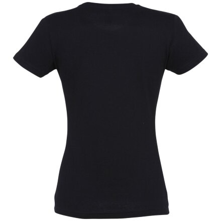 Футболка женская Imperial Women 190, черная Футболка женская Imperial Women 190, черная