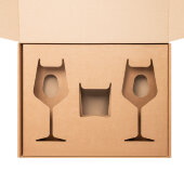 Доп. ложемент под свечу (арт. 73077) + 2 бокала для вина в большую универсальную коробку, крафт (арт. 21005.020) Доп. ложемент под свечу (арт. 73077) + 2 бокала для вина в большую универсальную коробку, крафт (арт. 21005.020)