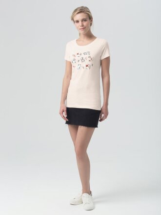 Футболка женская «Котэ», розовая Футболка женская «Котэ», розовая