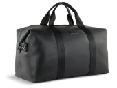 Сумка дорожная BUGATTI Elsa, чёрная, воловья кожа/полиэстер, 47х22х24 см Сумка дорожная BUGATTI Elsa, чёрная, воловья кожа/полиэстер, 47х22х24 см