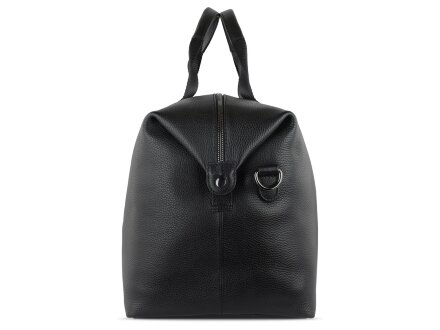 Сумка дорожная BUGATTI Elsa, чёрная, воловья кожа/полиэстер, 47х22х24 см Сумка дорожная BUGATTI Elsa, чёрная, воловья кожа/полиэстер, 47х22х24 см