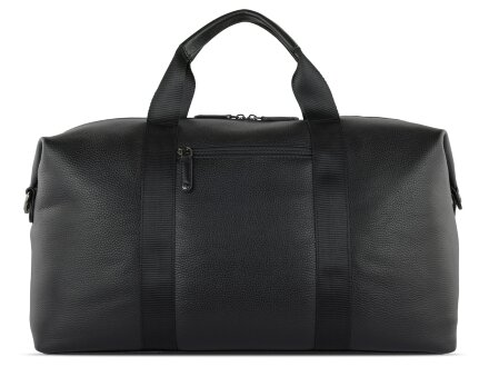 Сумка дорожная BUGATTI Elsa, чёрная, воловья кожа/полиэстер, 47х22х24 см Сумка дорожная BUGATTI Elsa, чёрная, воловья кожа/полиэстер, 47х22х24 см