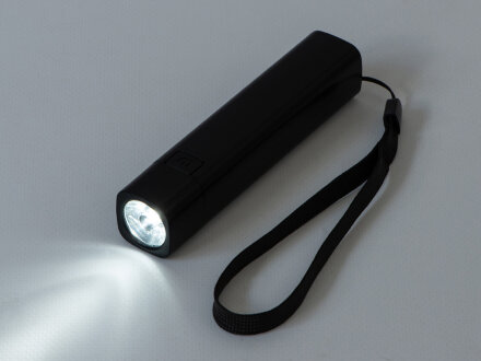 Светодиодный фонарь Wink, черный Светодиодный фонарь Wink, черный