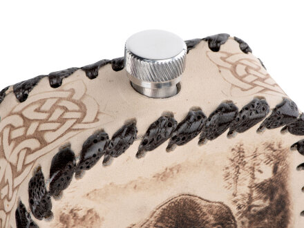 Фляга 508(белая кожа), 07 л Фляга 508(белая кожа), 07 л