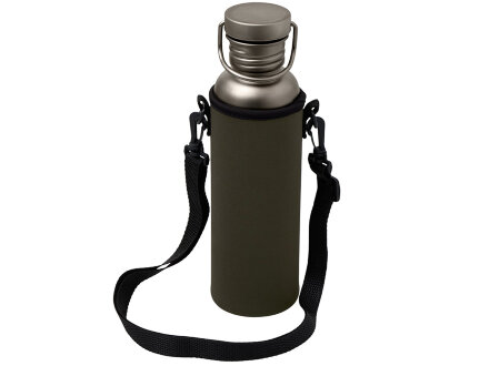 Бутылка для воды из титана Titan, 750ml, темно-серый