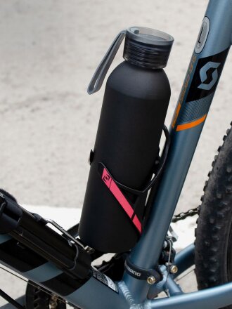 Спортивная бутылка для воды Rio, черная Спортивная бутылка для воды Rio, черная