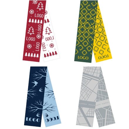 Шарф на заказ Tricksy Light, S, полушерсть Шарф на заказ Tricksy Light, S, полушерсть