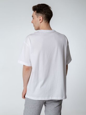Футболка оверсайз мужская Boxy Men, белая Футболка оверсайз мужская Boxy Men, белая