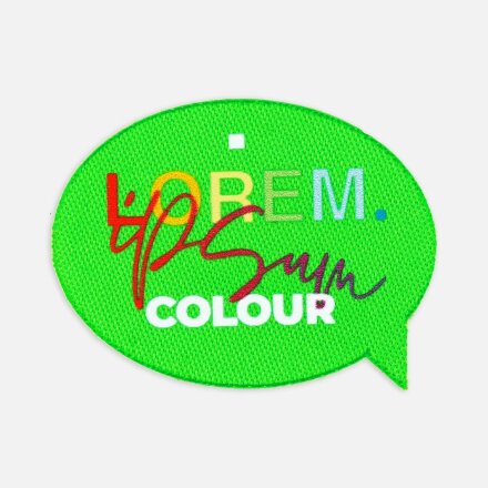 Наклейка тканевая Lunga Bubble, M, зеленый неон Наклейка тканевая Lunga Bubble, M, зеленый неон