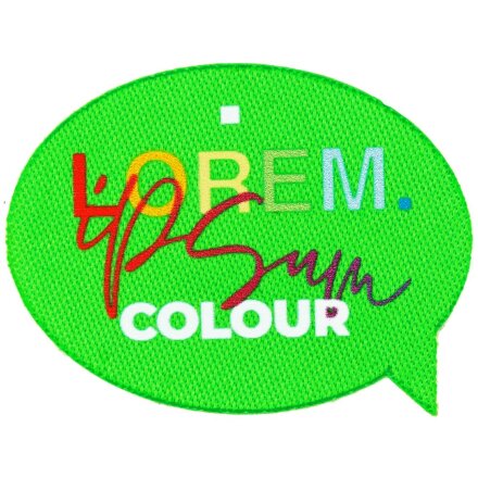 Наклейка тканевая Lunga Bubble, M, зеленый неон Наклейка тканевая Lunga Bubble, M, зеленый неон