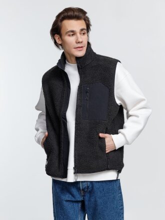 Жилет унисекс Fury BW, темно-серый (графит) Жилет унисекс Fury BW, темно-серый (графит)