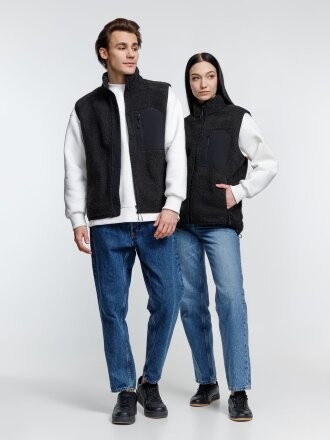 Жилет унисекс Fury BW, темно-серый (графит) Жилет унисекс Fury BW, темно-серый (графит)