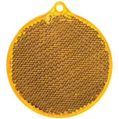 Пешеходный светоотражатель «Круг», оранжевый Пешеходный светоотражатель «Круг», оранжевый