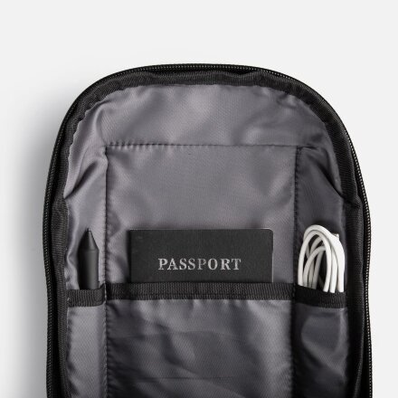 Рюкзак на одно плечо Solnex, черный