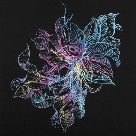 Футболка женская Vibrance, черная Футболка женская Vibrance, черная