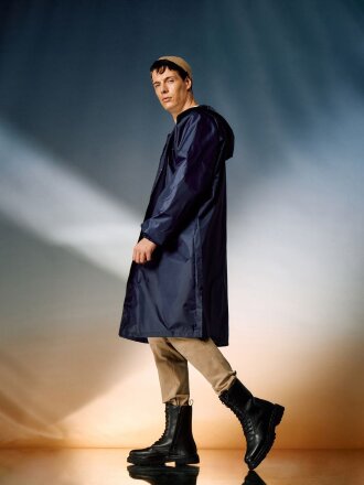 Дождевик унисекс Rainman, темно-синий Дождевик унисекс Rainman, темно-синий