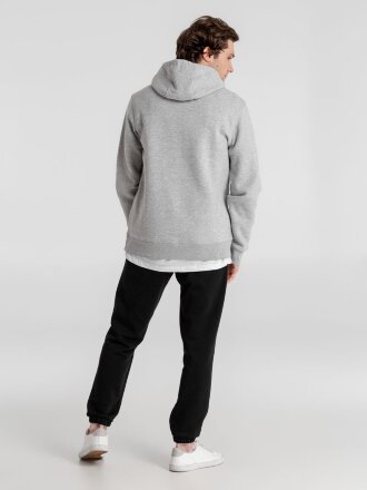 Толстовка с капюшоном унисекс King, серый меланж Толстовка с капюшоном унисекс King, серый меланж
