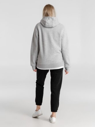 Толстовка с капюшоном унисекс King, серый меланж Толстовка с капюшоном унисекс King, серый меланж