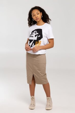 Футболка «Меламед. Виктор Цой», белая Футболка «Меламед. Виктор Цой», белая