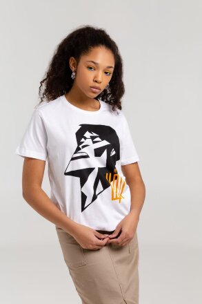 Футболка «Меламед. Виктор Цой», белая Футболка «Меламед. Виктор Цой», белая