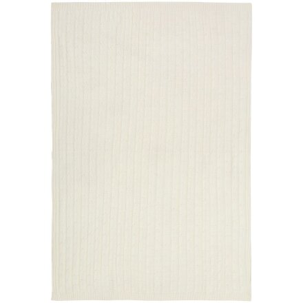 Плед Trenza, молочно-белый Плед Trenza, молочно-белый