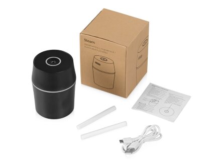 USB Увлажнитель воздуха с подсветкой Steam, черный USB Увлажнитель воздуха с подсветкой Steam, черный