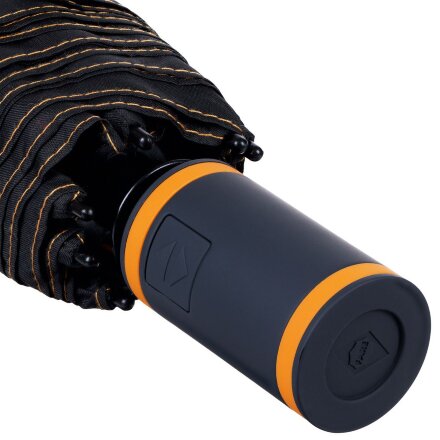 Зонт складной AOC Mini с цветными спицами, оранжевый Зонт складной AOC Mini с цветными спицами, оранжевый