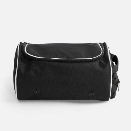 Сумка для обуви Equipex, черная с белым Сумка для обуви Equipex, черная с белым