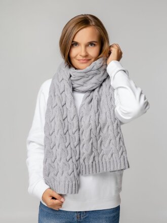 Шарф Loren, серый Шарф Loren, серый