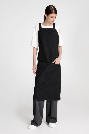 Фартук джинсовый E2, черный Фартук джинсовый E2, черный