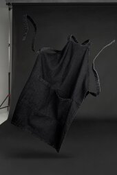 Фартук джинсовый E2, черный Фартук джинсовый E2, черный