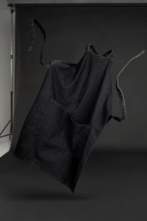 Фартук джинсовый E2, черный Фартук джинсовый E2, черный