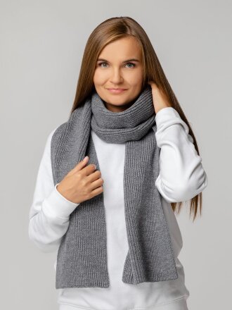 Шарф Tommi, серый меланж Шарф Tommi, серый меланж