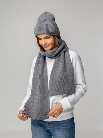 Шарф Tommi, серый меланж Шарф Tommi, серый меланж