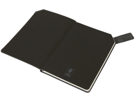 Блокнот А5 в гибкой обложке Chaplin, серый