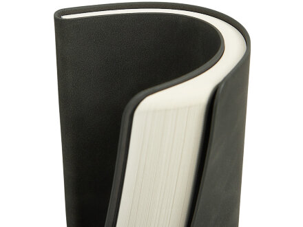 Блокнот А5 в гибкой обложке Chaplin, серый