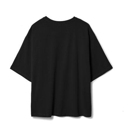 Футболка унисекс оверсайз Street Vibes, черная Футболка унисекс оверсайз Street Vibes, черная