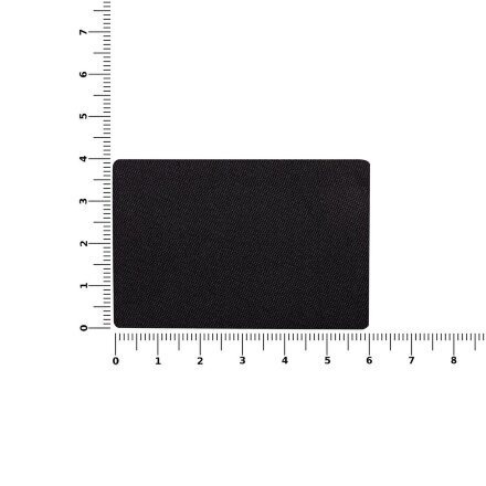 Наклейка тканевая Lunga, L, черная Наклейка тканевая Lunga, L, черная