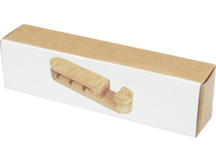 Edulis бамбуковый кабельный органайзер , бежевый Edulis бамбуковый кабельный органайзер , бежевый